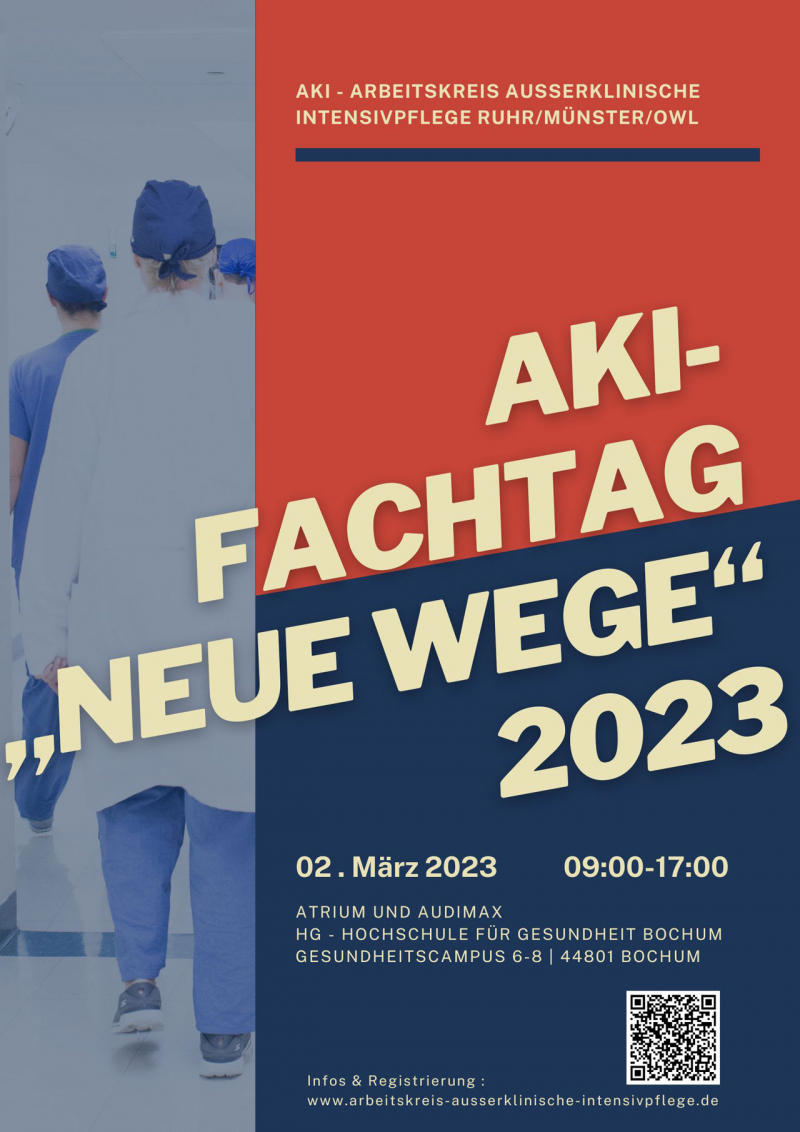 3. AKI Fachtag "Neue Wege 2023" 3. AKI Fachtag - Neue Wege in der außerklinischen Intensivpflege